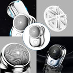 Mini Portable Electric Shaver – Rechargeable Pocket Razor for Men | Wet & Dry