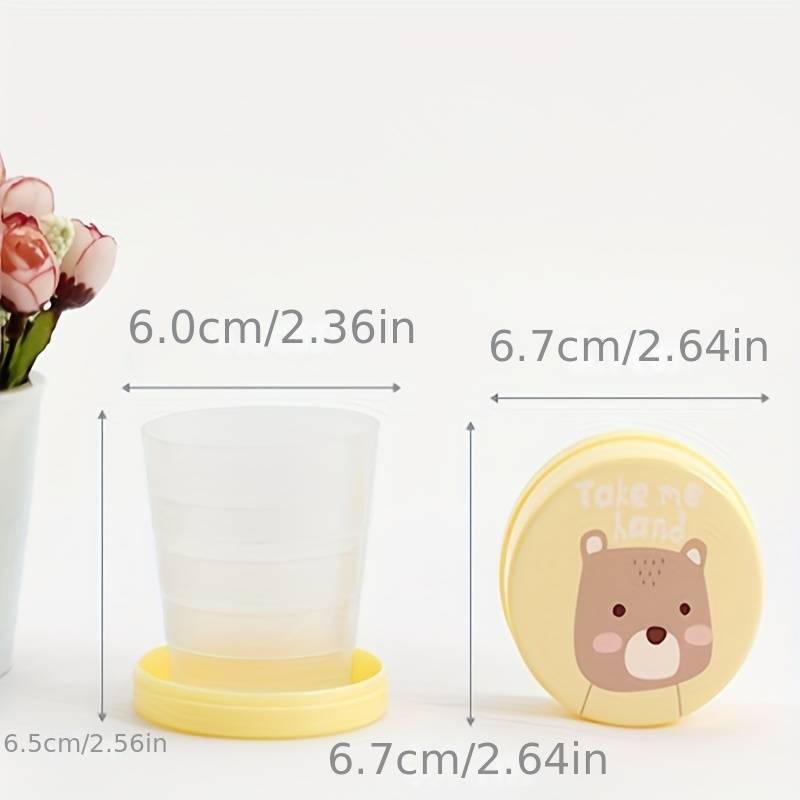 Portable Folding Travel Cups – Reusable Telescopic Cups for Travel, Camping & Picnic (Pack of 2)