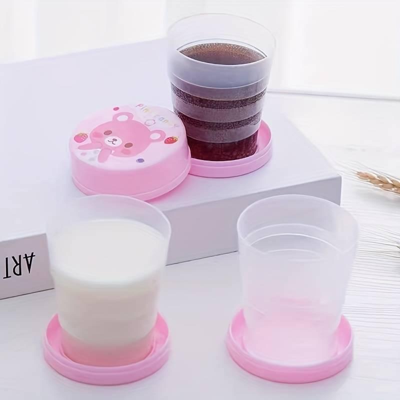 Portable Folding Travel Cups – Reusable Telescopic Cups for Travel, Camping & Picnic (Pack of 2)