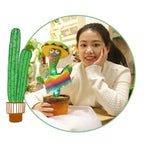 Talking & Dancing Cactus Toy – Interactive Singing, Talking & Voice Repeat Toy
