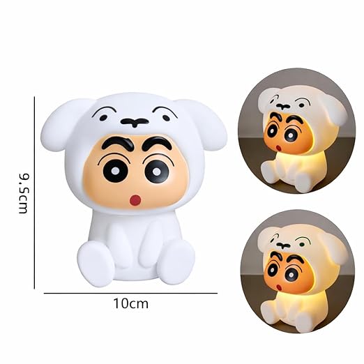 Shiro LED Night Light Lamp – Cute Anime-Inspired Bedroom & Desk Lamp