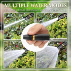 High Pressure Water Spray Nozzle – 3-in-1 Metal Garden Hose Nozzle for Cleaning & Watering