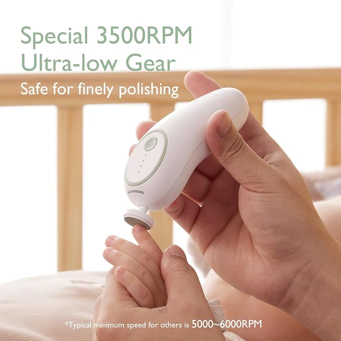 Gentle Baby Nail Trimmer | Safe & Painless Electric Nail Care