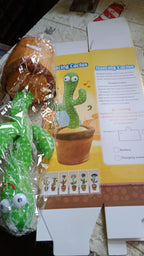 Talking & Dancing Cactus Toy – Interactive Singing, Talking & Voice Repeat Toy