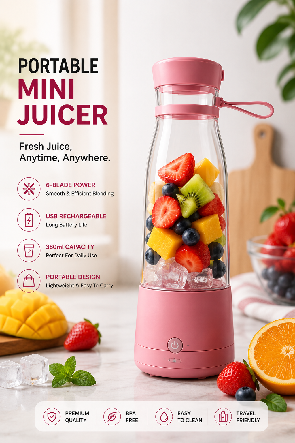 Valoriq™ Portable Mini Juicer