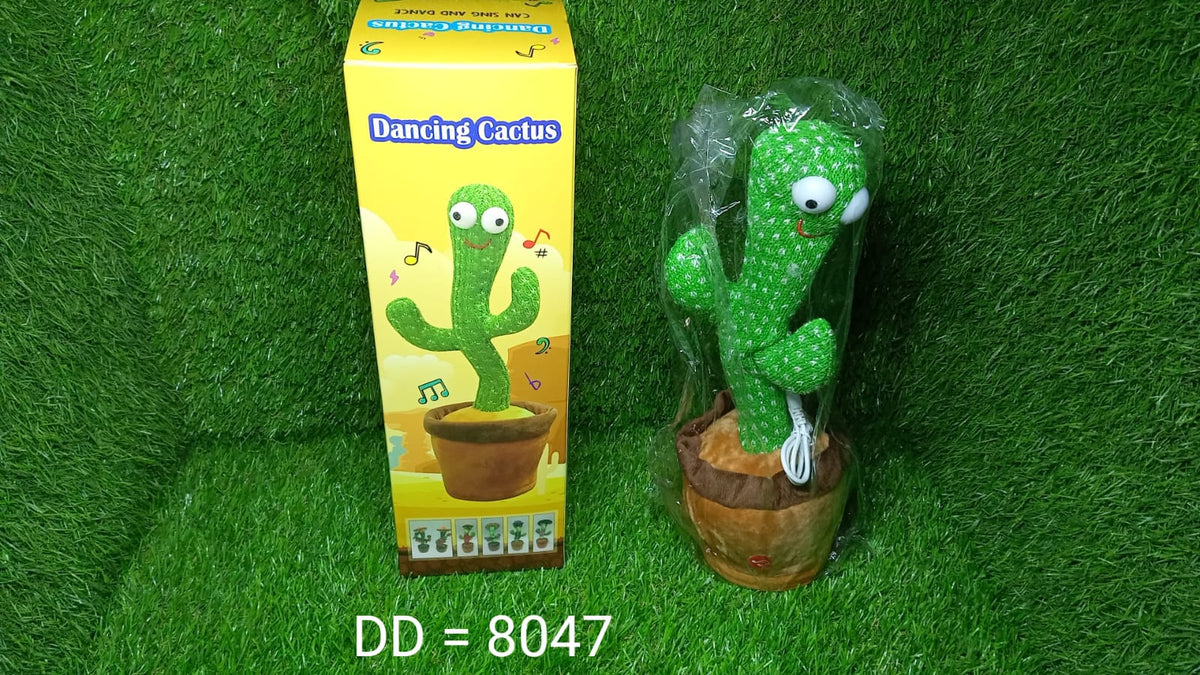 Talking & Dancing Cactus Toy – Interactive Singing, Talking & Voice Repeat Toy