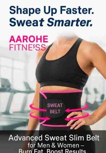 FitPick Sweat Belt | Adjustable Waist Workout Belt