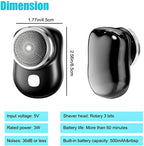 Mini Portable Electric Shaver – Rechargeable Pocket Razor for Men | Wet & Dry